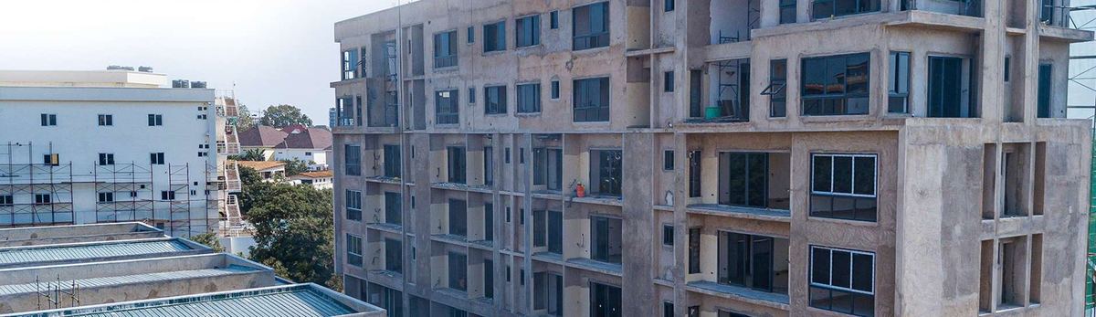 Legacy Apartment building exterior under construction